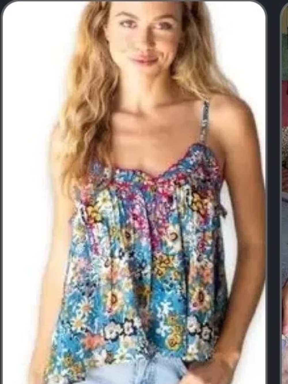 NATURAL LIFE Harley Embroidered Cami Top - Picture 4 of 7